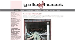 Desktop Screenshot of gallohuset.dk